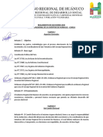 Reglamento de Elecciones Del Coreju-Hco PDF