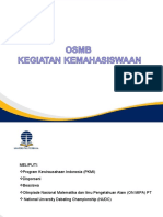 Kegiatan Kemahasiswaan Osmb Ut 04082017