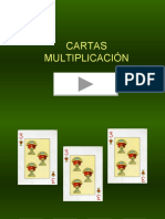 Cartas Multiplicación