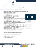Lista de Comandos de Excel Mac PDF