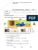 Tieng Anh 3 Chinh Thuc BO TEST HK2 TIENG ANH 3 I LEARN SMART START Co 2 Ma de Listening File Va Ma Tran PDF