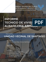 Informe Tecnico de Vivienda en Albañileria PDF