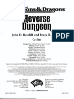 AD&D - Adventure Reverse Dungeon, Editado