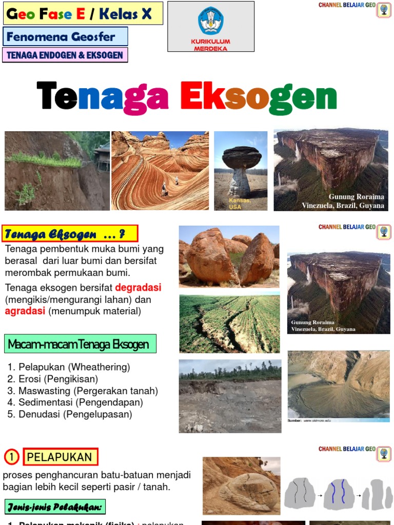 Tenaga Eksogen PDF PDF Ilmu Sosial Perjalanan