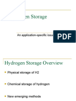 Hydrogen Storage: An Application-Specific Issue