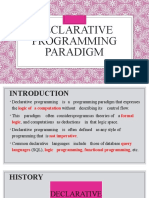 Declarative Programming Paradigm Introduction