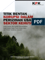 Kajian Kerentanan Korupsi Dalam Perizinan Usaha Sektor Kehutanan2013 en PDF
