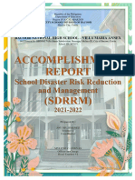Accomplishment Report DRRM - 2021 2022 PDF