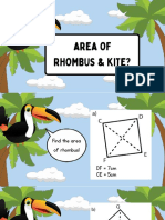 Area of Rhombus & Kite PDF