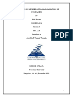 An Analysis On Merger and Amalgamation of Companies