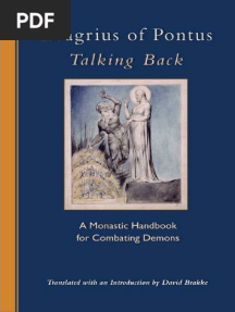 Talking Back A Monastic Handbook For Combating Demons by Evagrius Ponticus PDF