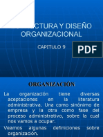 Capitulo 9 - Estructura y Diseño Organizacional