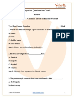 Importante Questions For CBSE Class 8 Science Chapter 14