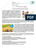 Revisão para Prova Integrada - Geografia 1º Trimestre PDF