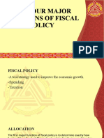 4 Major Functions of Fiscal Policy 1