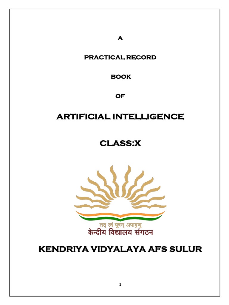Class 10 AI Practical Record Book | PDF | Area | Body Mass Index