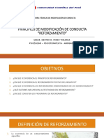 Principios de Modificación de Conducta Reforzamiento PDF