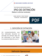 Técnicas de Modificación de Conducta - Extinción PDF