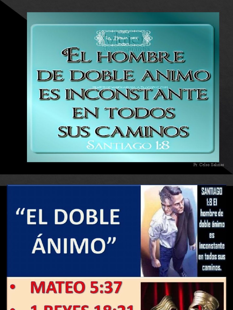 El Hombre de Doble Ánimo y su Inconstancia | PDF | Religión y ...