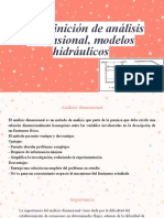 3.1 Definición de Análisis Dimensional, Modelos Hidráulicos