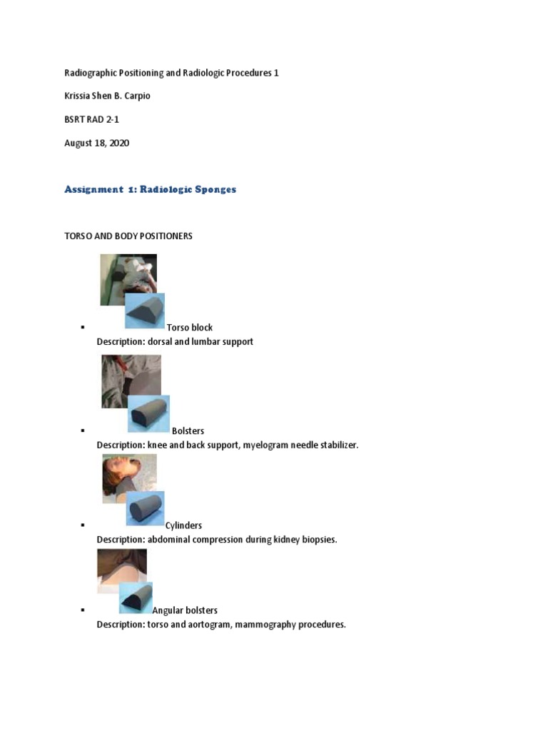 Radiographic Positioning Techniques Guide | PDF