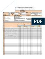 Registro de Asistencia y Evidencias 2021 en Word