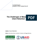 The Challenges of Measuring Client Retention PDF
