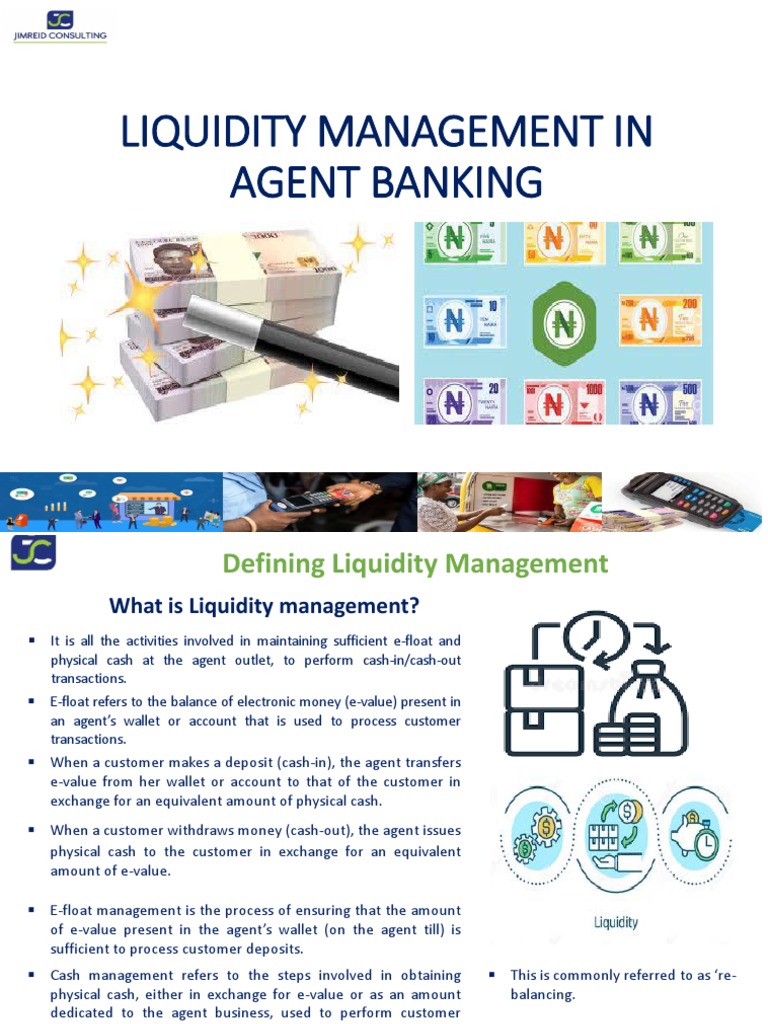 Effective Liquidity Management for Agents | PDF | Finance & Money ...