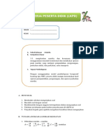 LKPD Kelompok 4 - Perencanaan Pembelajaran Matematika PDF
