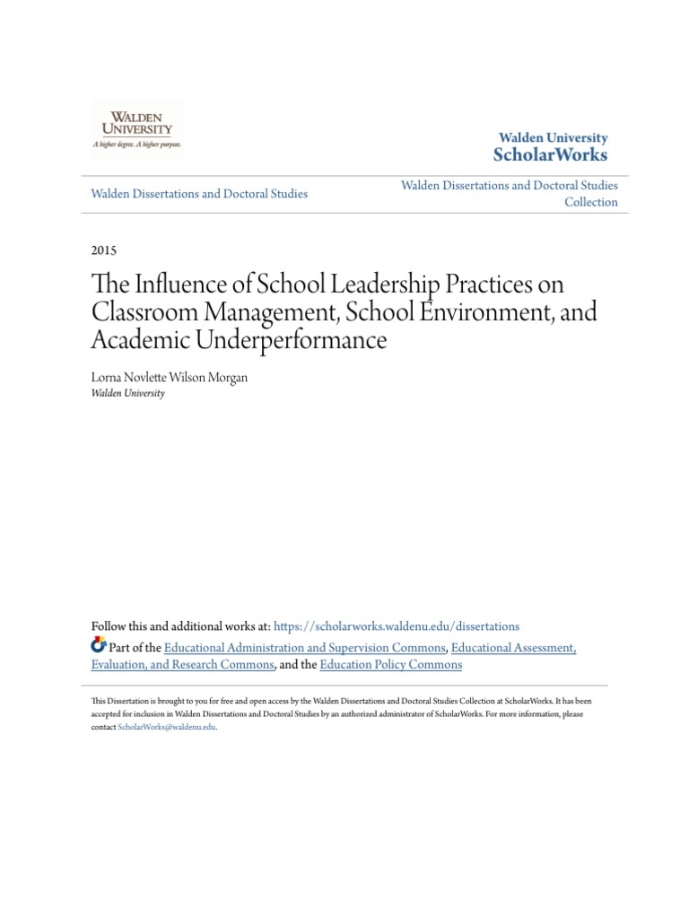 School Leadership's Impact on Education | PDF | Leadership | Teachers