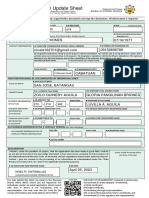 BIR S1905 - Registration Update Sheet PDF