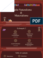 Kelompok 2 Filsafat Sejarah - Filsafat Naturalisme & Materialisme