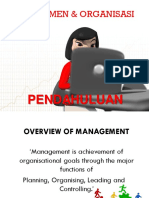 Pengantar Manajemen Dan Organisasi Edit