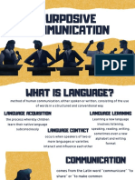 Introduction To Purposive Communication