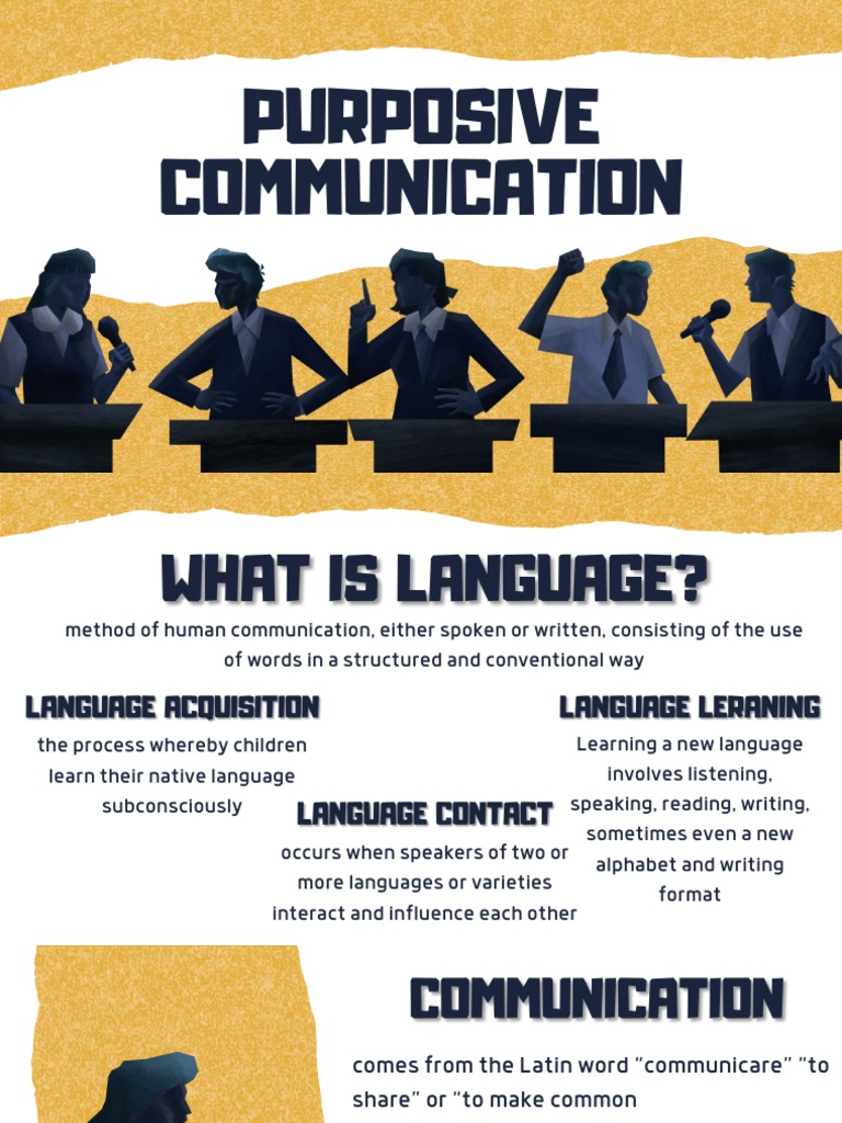 INTRODUCTION TO PURPOSIVE COMMUNICATION | PDF | Communication ...