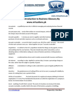 MGT211 - Introduction To Business Glossary by WWW - Virtualians.pk PDF