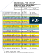 Jadwal Imam Dan Kultum