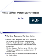 China Maritime Trial and Lawyer Practice