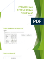 Penyusunan Perencanaan Puskesmas Kelompok 3