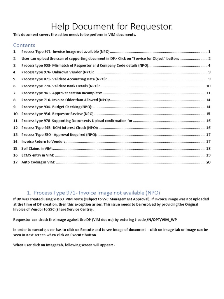VIM Document Processing Guide | PDF | Software | Computing