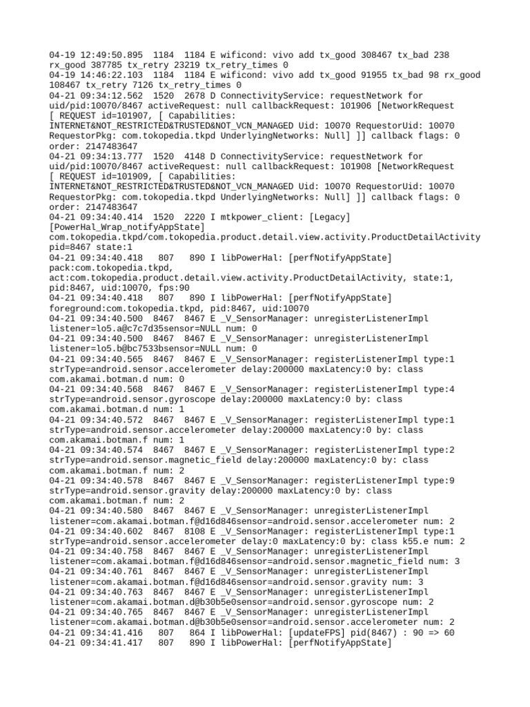 Log | PDF | Parameter (Computer Programming) | Computer Engineering