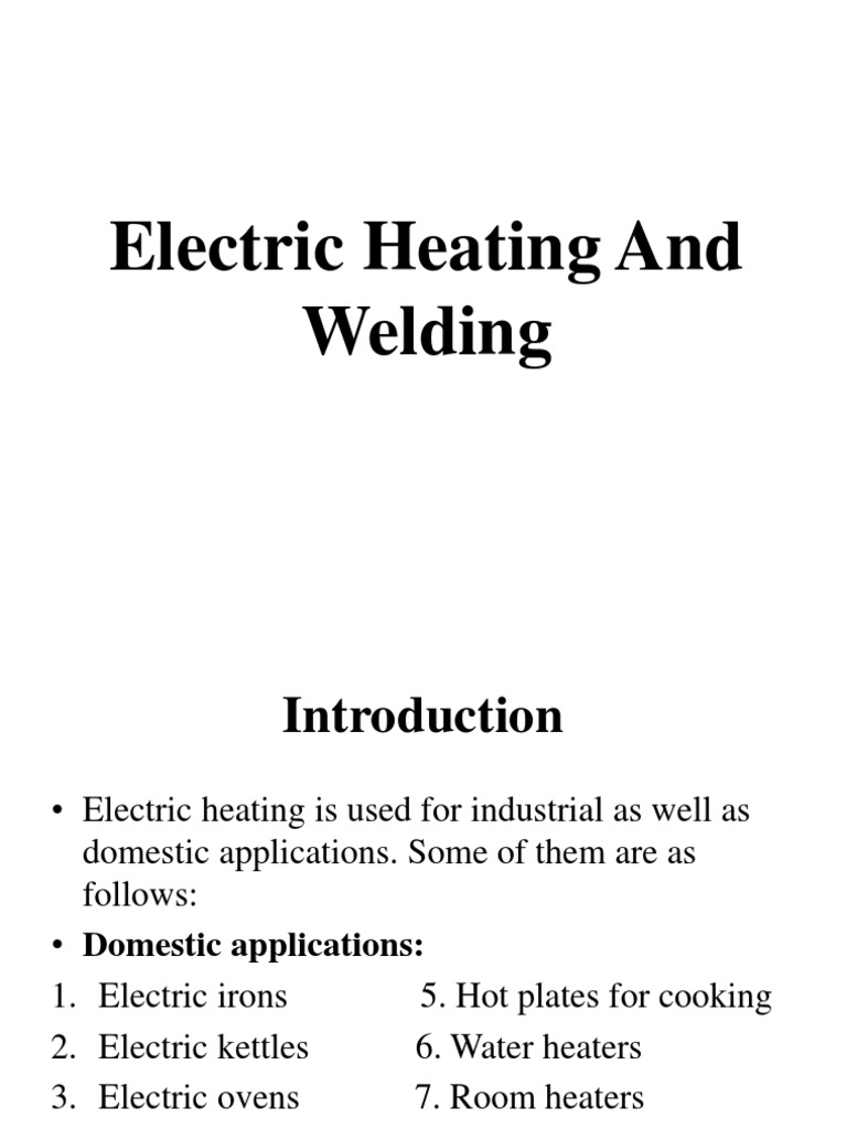 ppt of electric heating and welding.pdf PDF