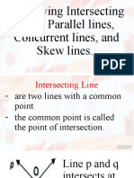 Day 3 - Intersecting, Parallel, Concurrent and Skew