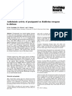 Anthelmintic Activity of Praziquantel On PDF