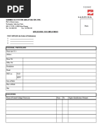 Sanmina Application Form - IDL Plant2