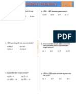 Test 7 - Kareköklü İfadeler-1 PDF
