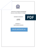 Final Matlab Manua