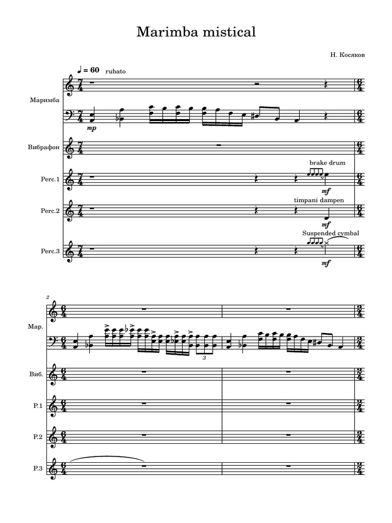 Marimba Mistical PDF PDF
