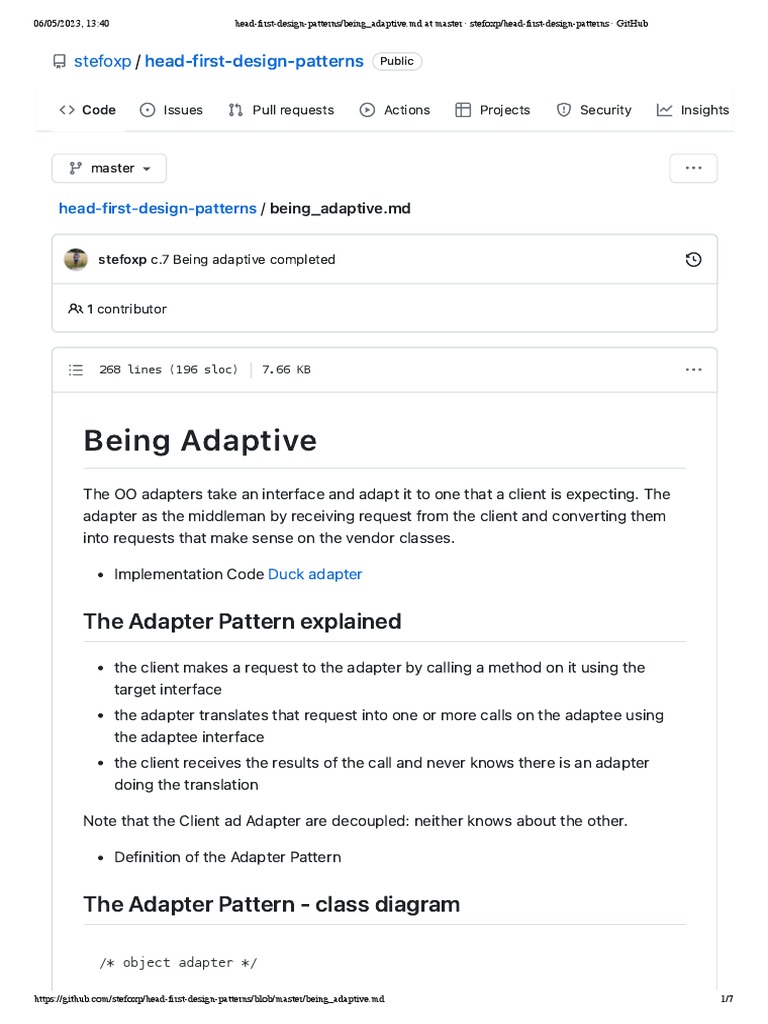 Understanding the Adapter Pattern | PDF | Class (Computer Programming ...