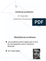 Maxillofacial Prosthetics PDF